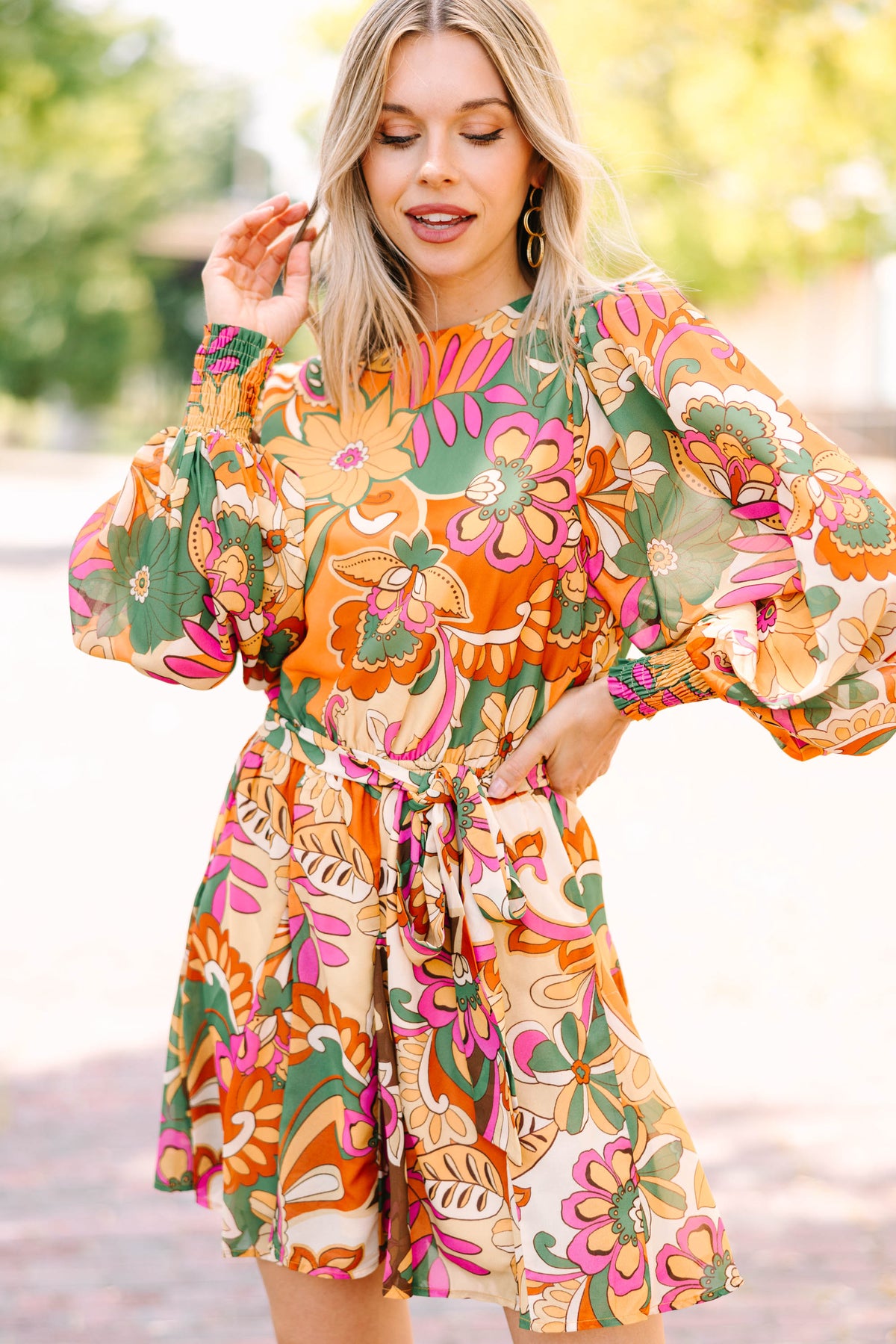 floral dress night out Far Out Green Floral Dress – Shop the Mint