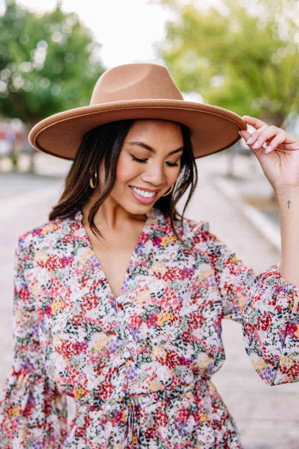 trendy wide brim hat