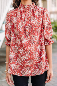 ditsy floral blouse
