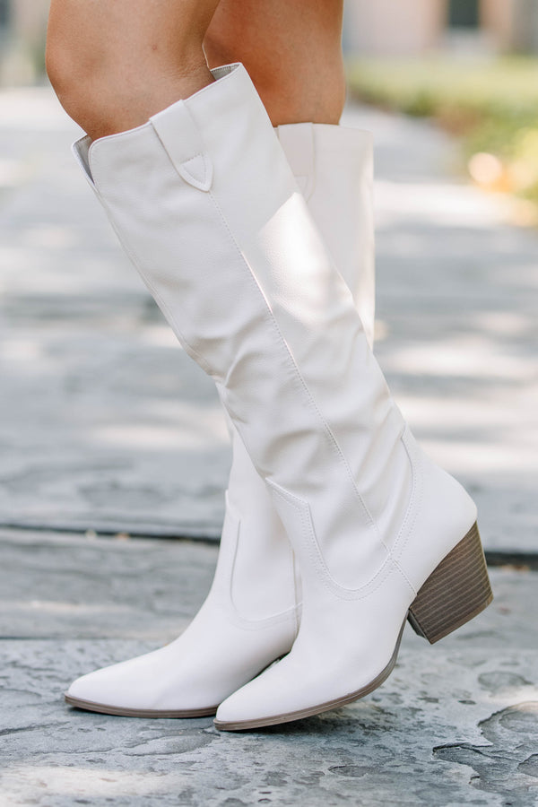 Take By Love Beige White Western Boots Shop the Mint Take By Love Beige White Western Boots Shop the Mint