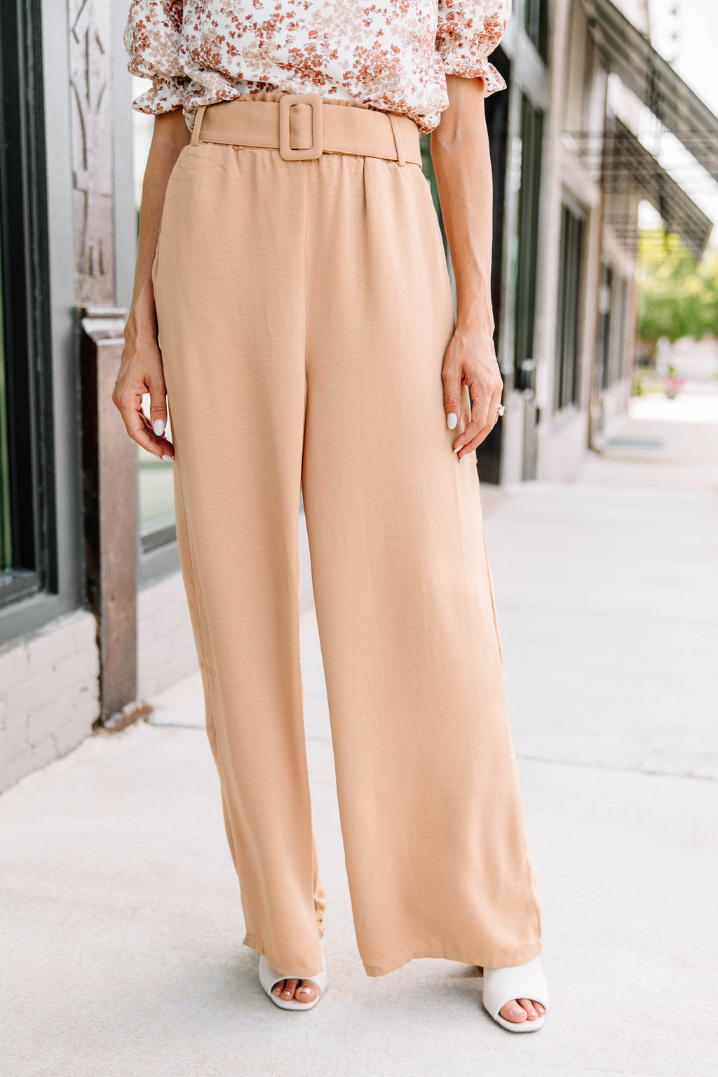 Wide Leg Pants - Camel – Moda Boutique
