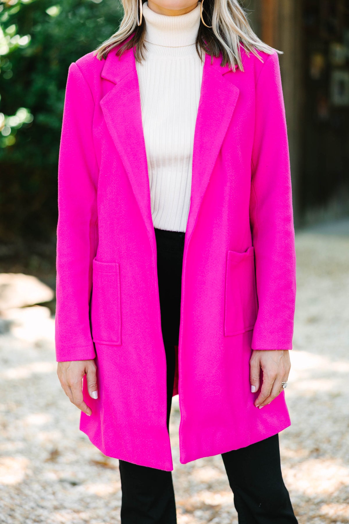 Just Feels Right Hot Pink Coat – Shop the Mint