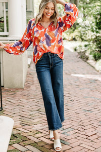 bold abstract blouse