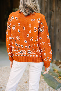 cute paisley sweater