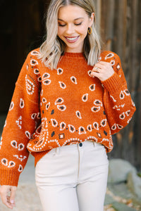 cute paisley sweater