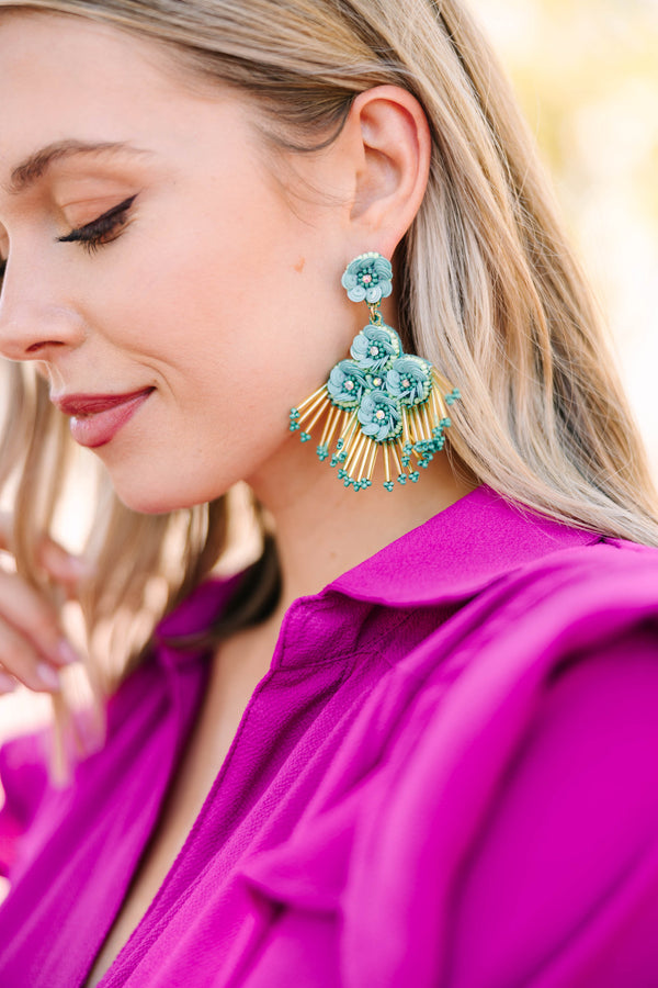 All Your Love Turquoise Earrings