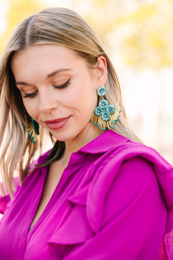 All Your Love Turquoise Earrings