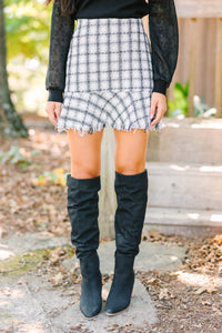 cute tweed skirt