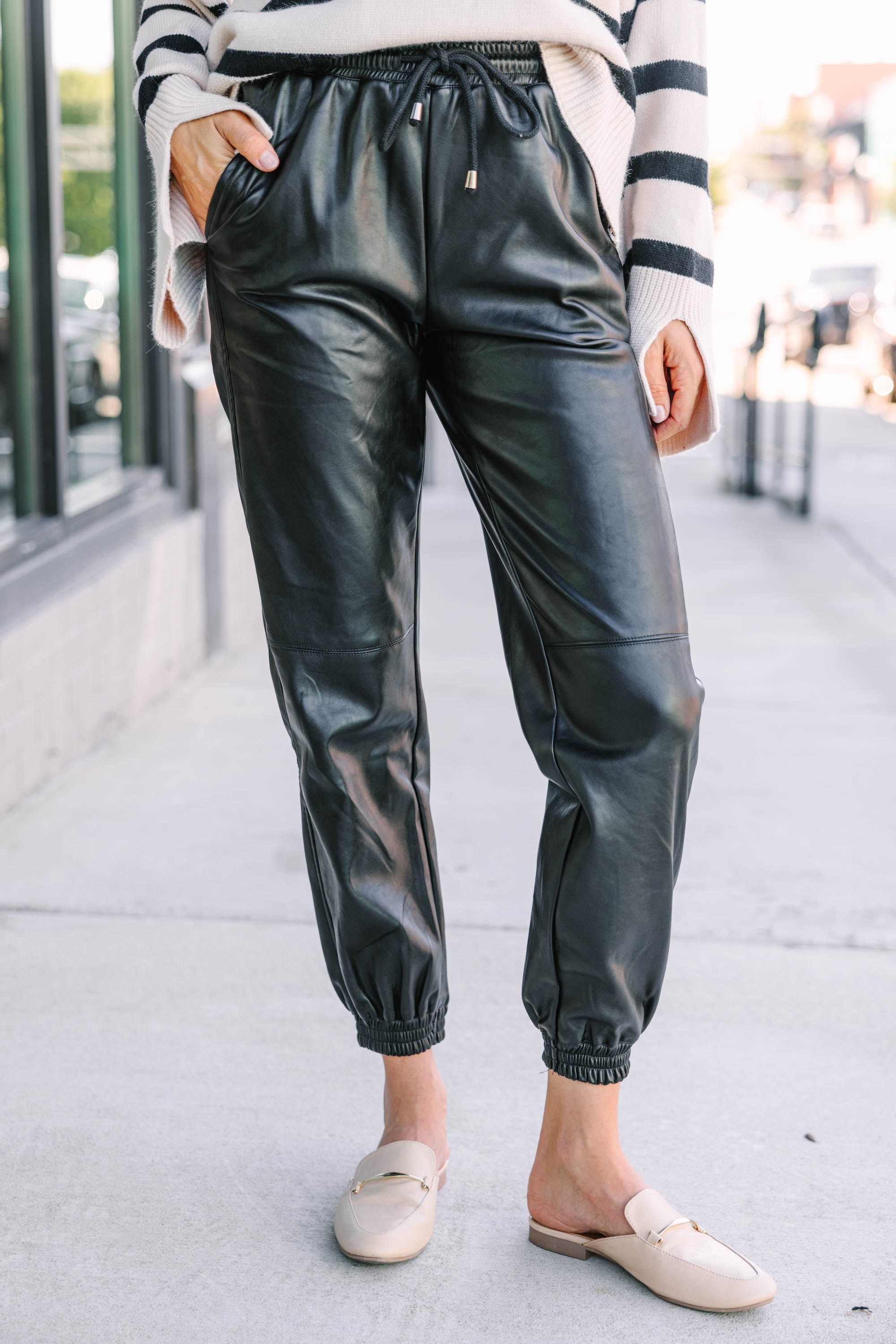 Be Your Best Black Faux Leather The Mint