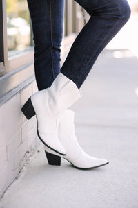 Matisse: Can't Forget White Booties