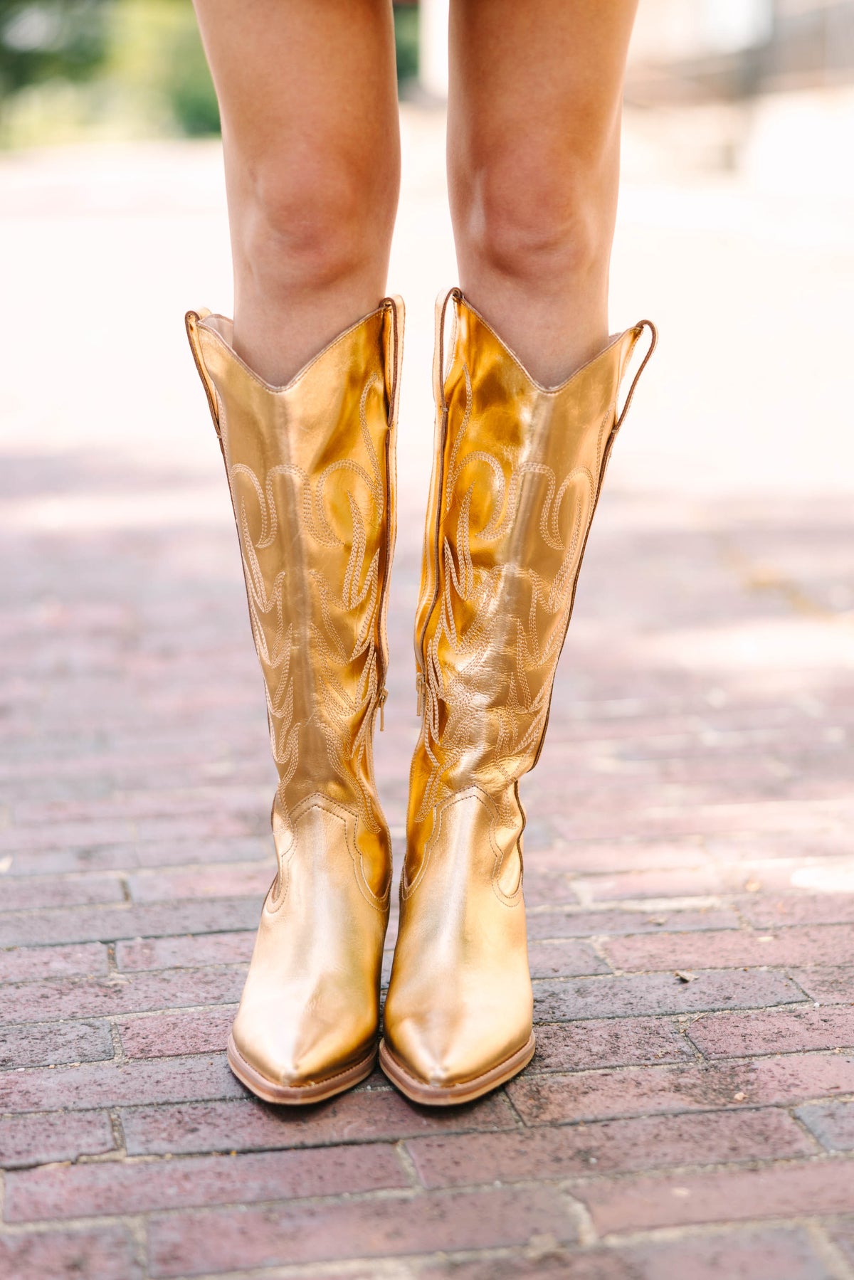 Matisse: More Than Confidence Gold Western Boots – Shop the Mint