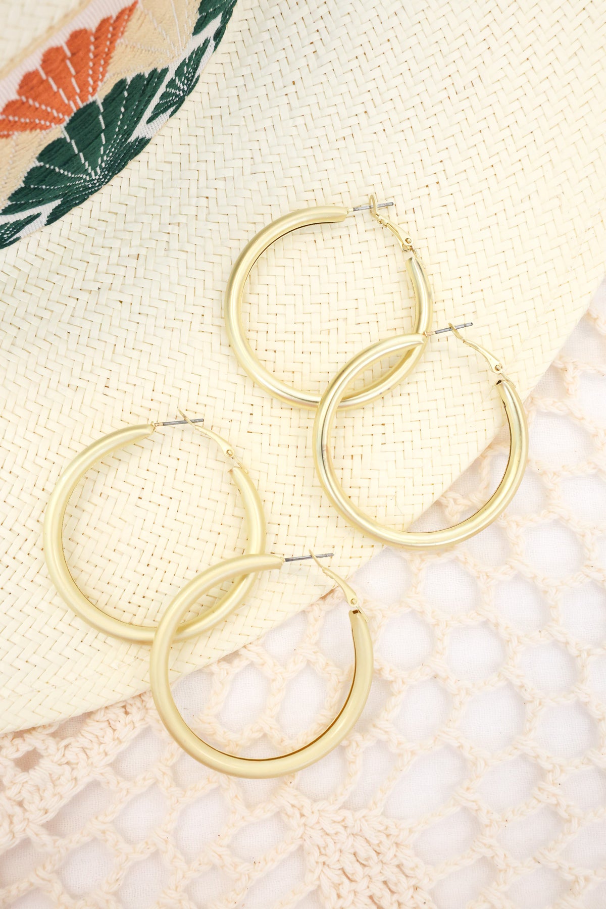 Best Of Me Matte Gold Hoops Shop the Mint