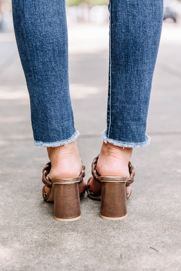 Buy Now Women Bronze Textured Party Stiletto Sandals – Inc5 Shoes