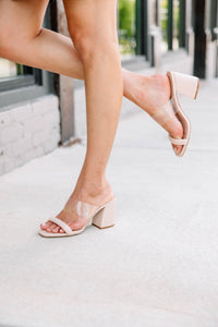 chic clear heels