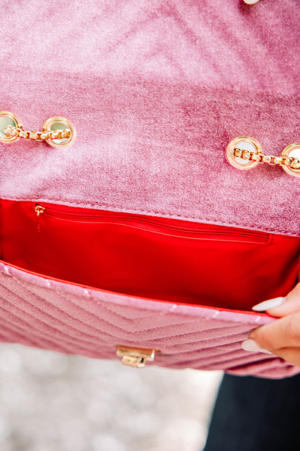 All The Feels Pink Velvet Purse – Shop the Mint