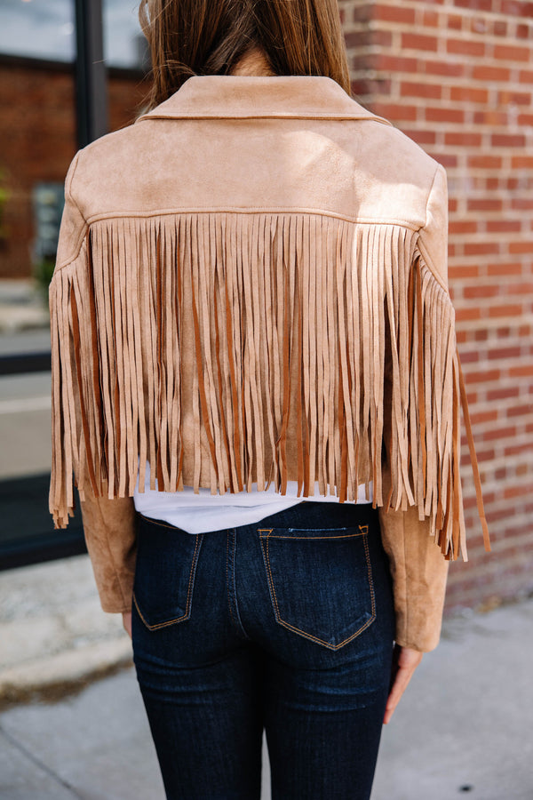 trendy fringe jacket