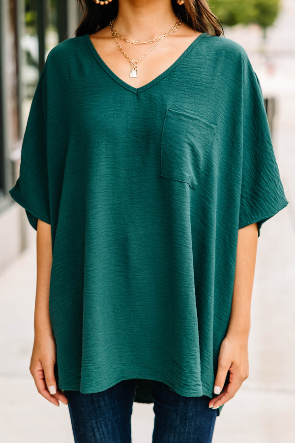 oversized causal top