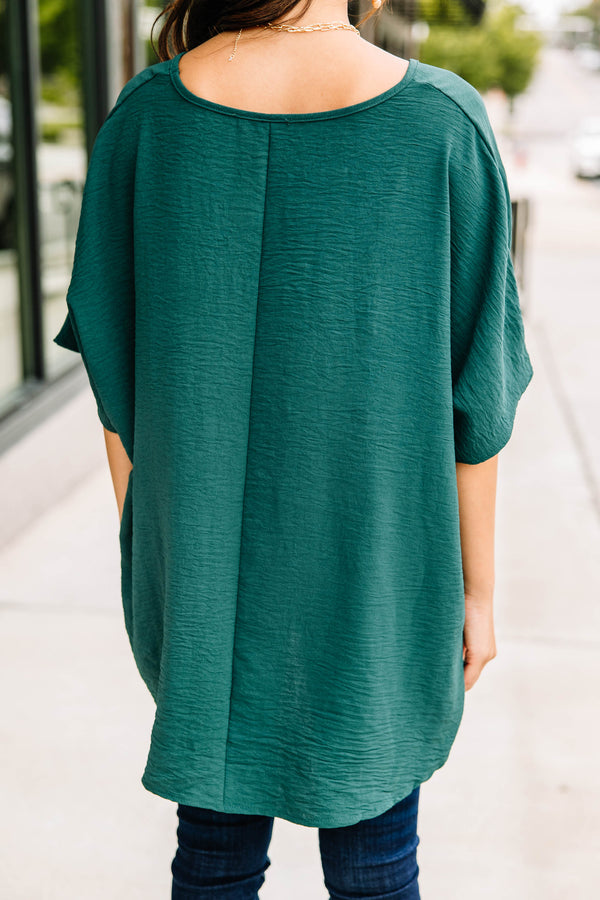oversized causal top