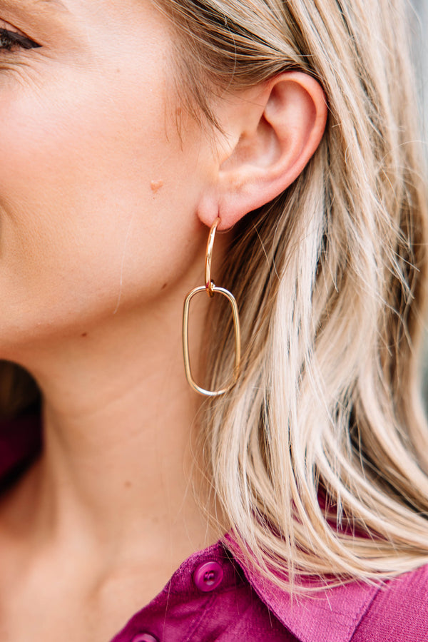 It's The Little Things Gold Earrings