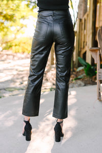 trendy faux leather pants for women