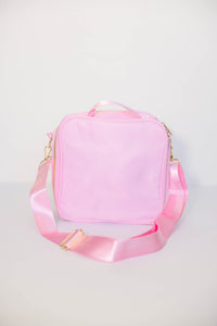 All Packed Up Baby Pink Varsity Lunchbox