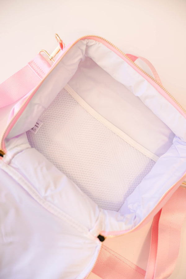 All Packed Up Baby Pink Varsity Lunchbox