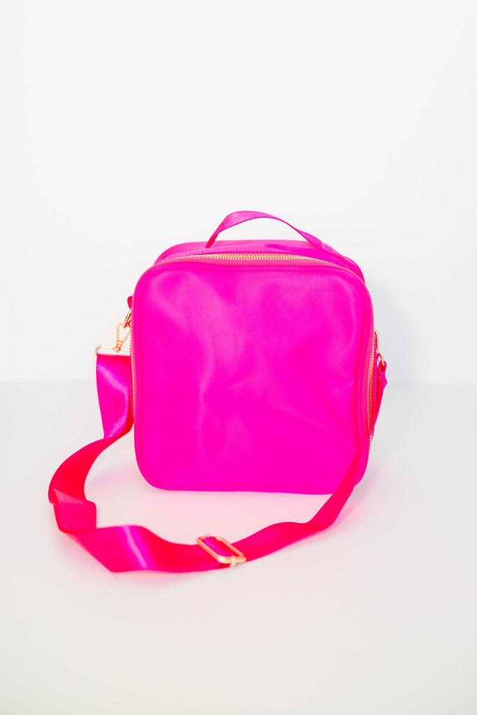 All Packed Up Hot Pink Varsity Lunchbox – Shop the Mint