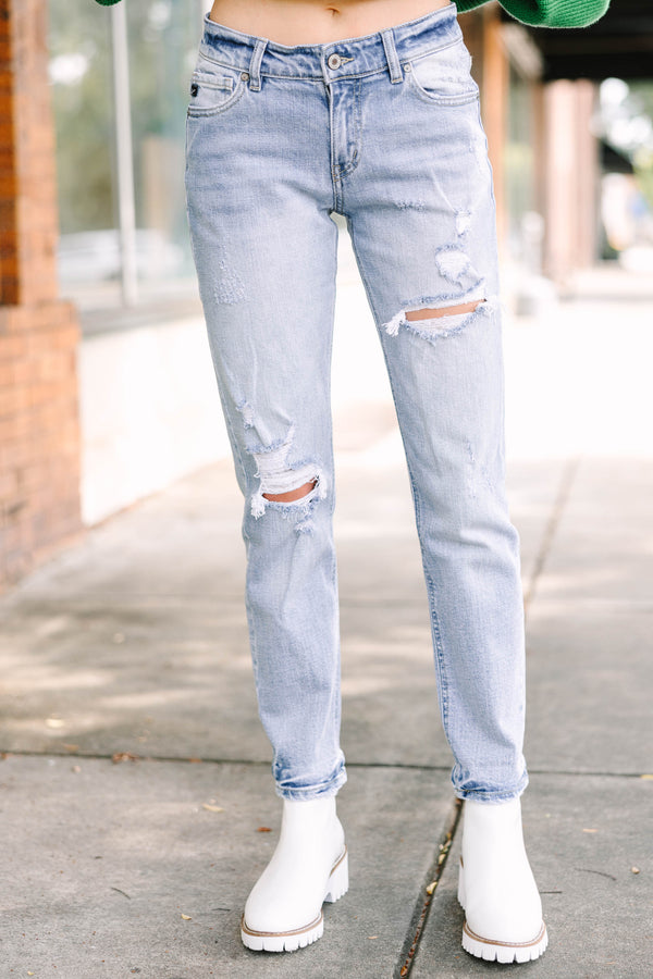 distressed boyfriend jeans