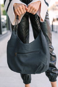 trendy textures black purse