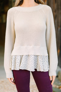 cute layered sweater