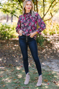 cute floral blouse