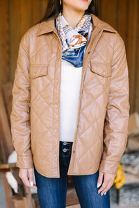 trendy faux leather jacket