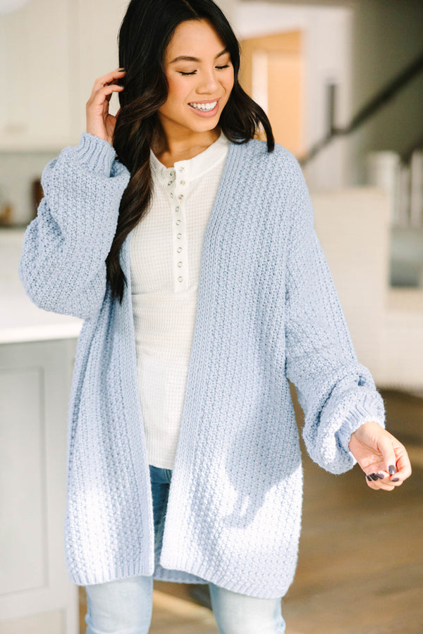 Face The Day Light Blue Cardigan Shop the Mint Face The Day Light Blue Cardigan Shop the Mint
