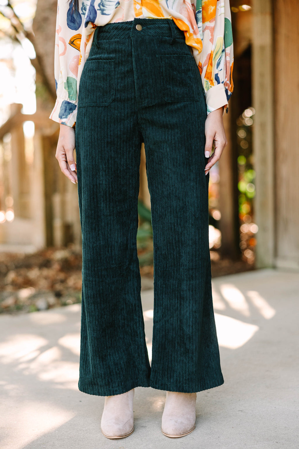 Womens Green Corduroy Pants - Shop on Pinterest