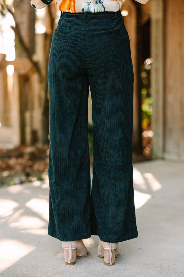 All Over It Hunter Green Corduroy Pants – Shop the Mint