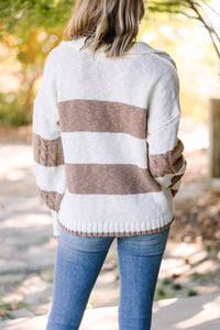 cute women's striped sweater