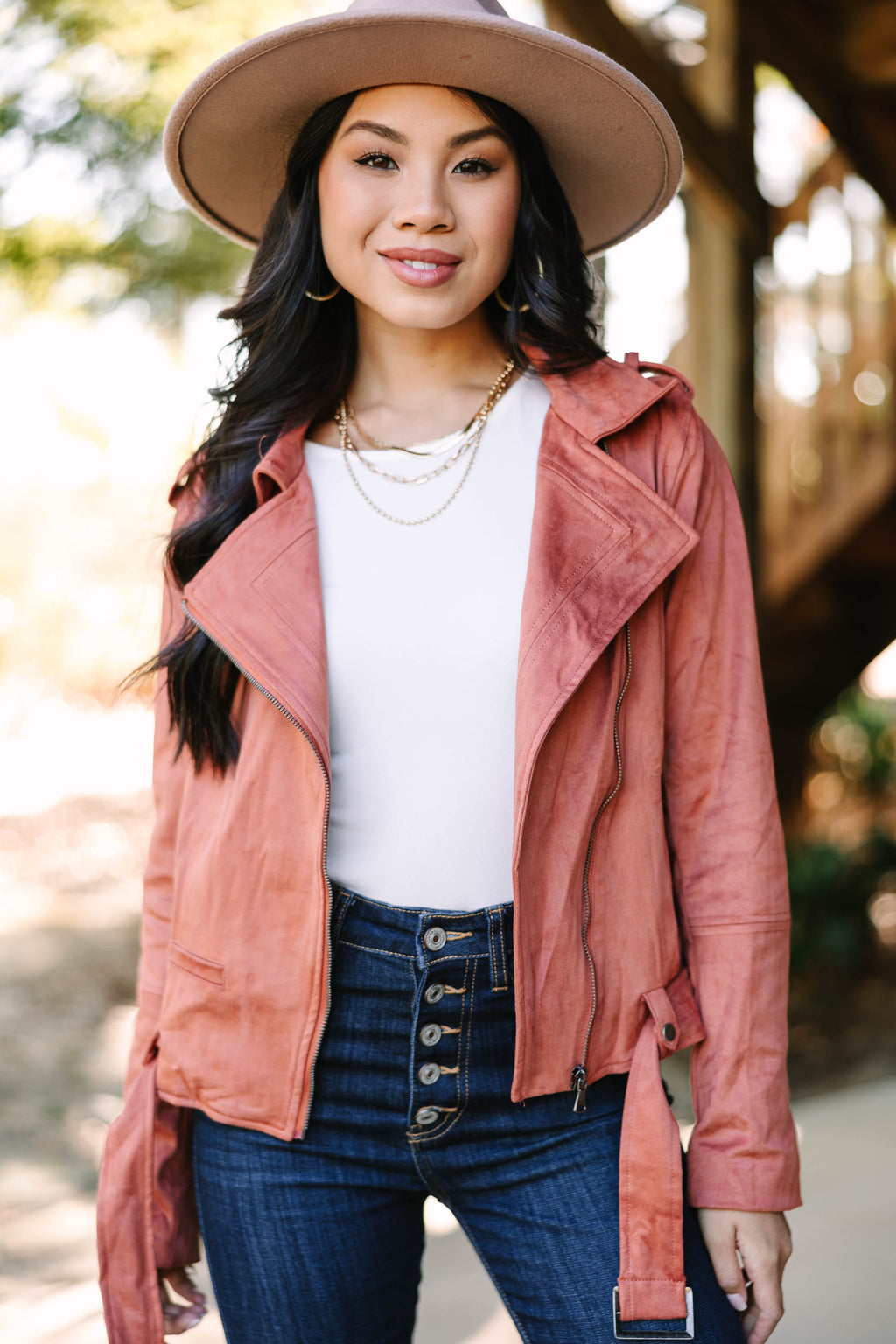 Blank nyc hotsell red suede jacket