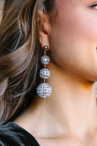disco ball earrings