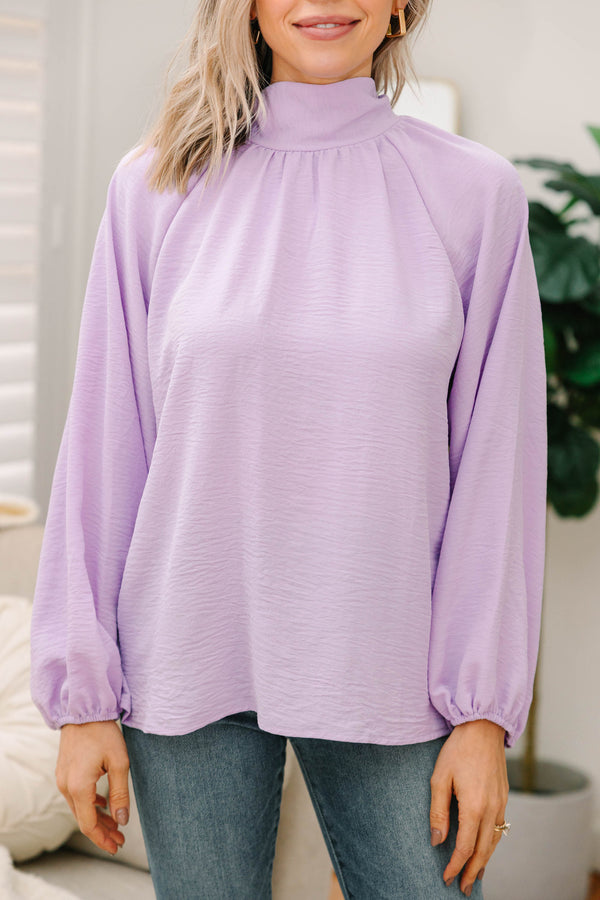 cute purple blouse
