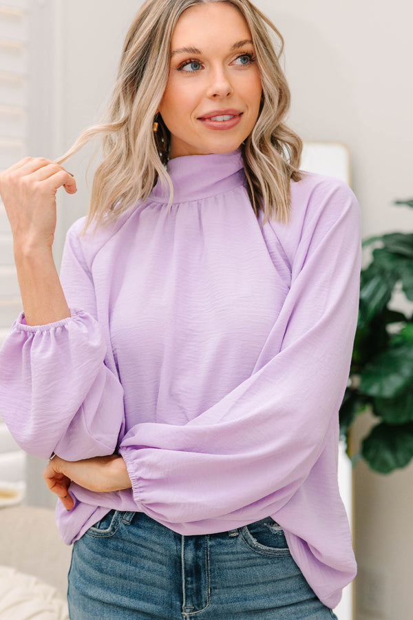 cute purple blouse