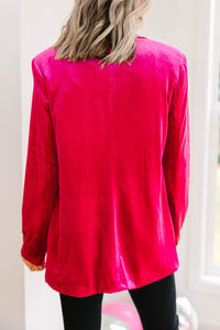 chic velvet blazer for women