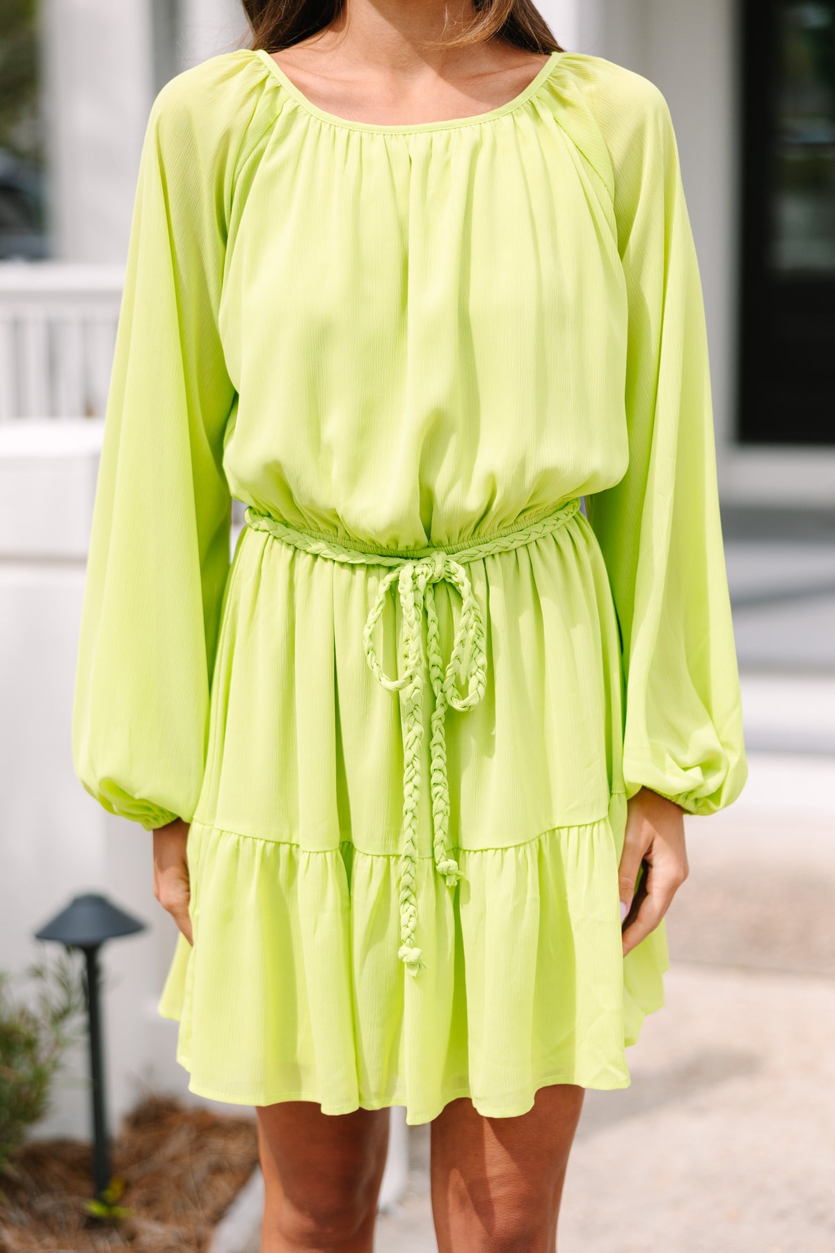 slim fit dress slacks Prove You Right Neon Green Dress – Shop the Mint