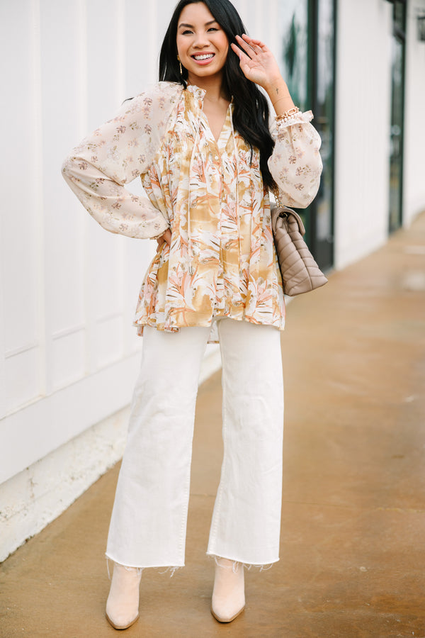 flowy spring blouse