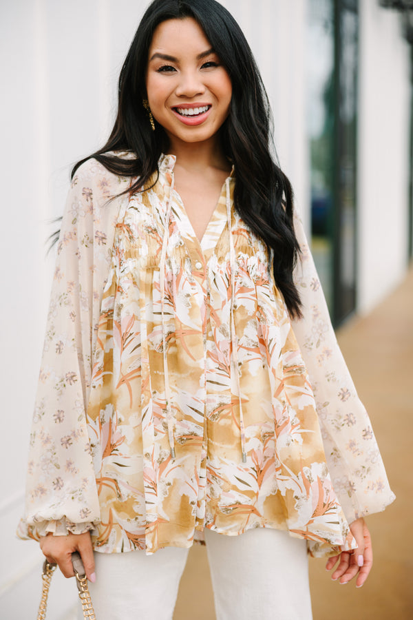 flowy spring blouse