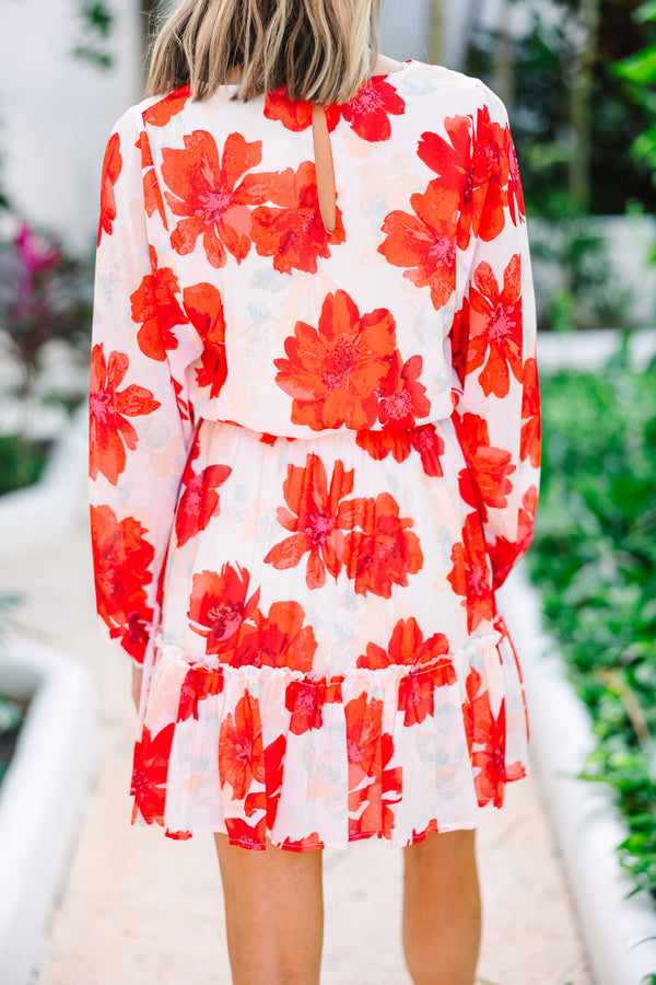 Build You Up Red Floral Dress – Shop the Mint