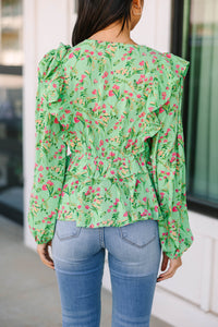 cute floral blouse