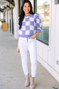 cute checkered sweater