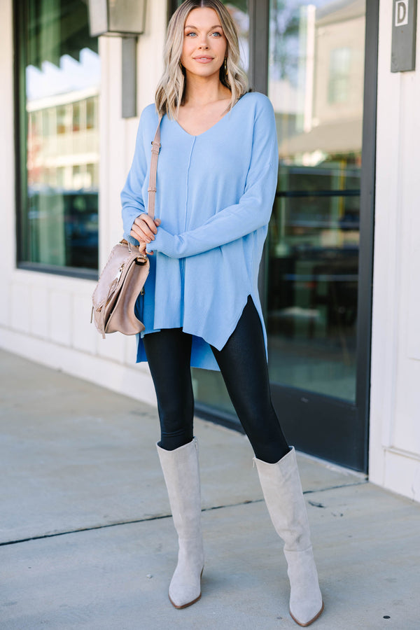 Get To Know You Spring Blue Tunic