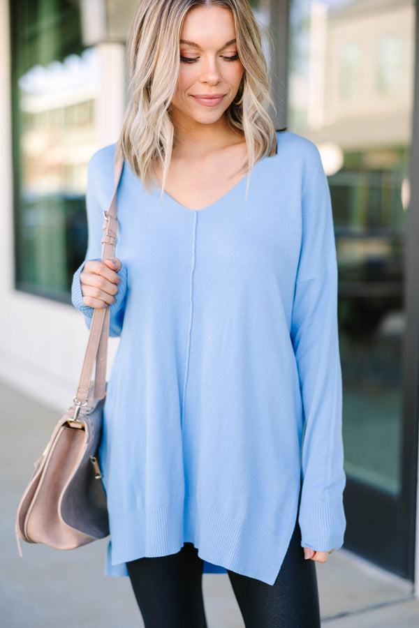 Get To Know You Spring Blue Tunic