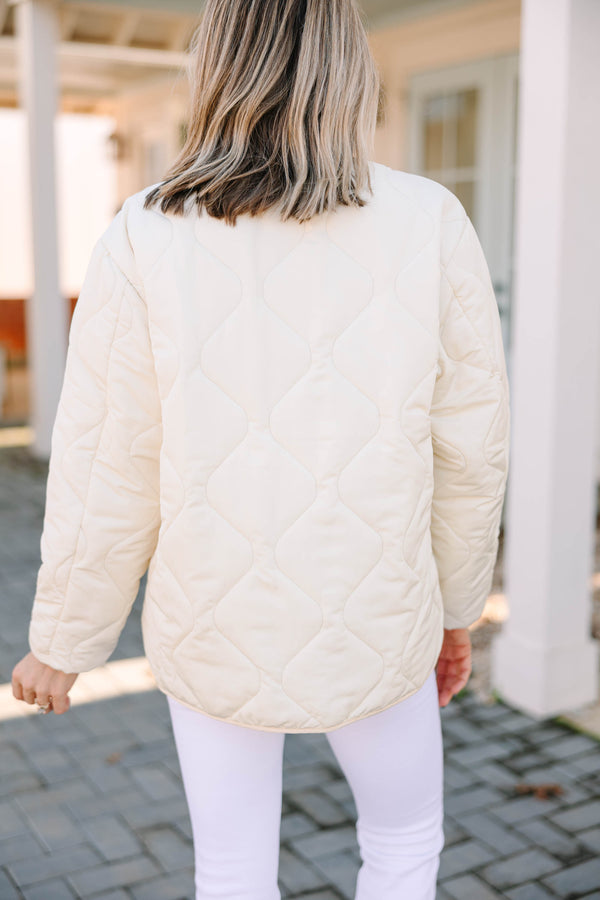 quilted puffer jacket